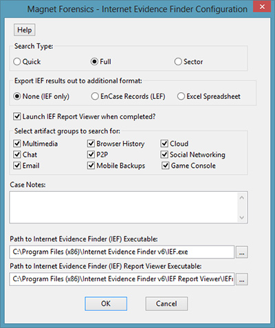 Enscript Main Dialog Enscript Main Dialog