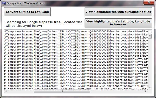 GMTI located tile files GMTI located tile files
