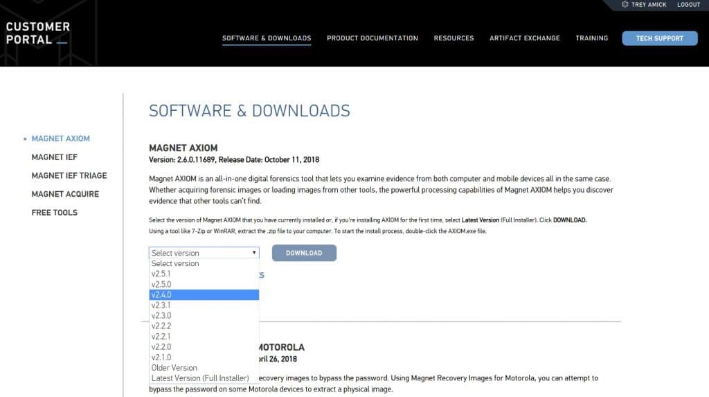 Delta Packs Let You Updates Magnet Forensics