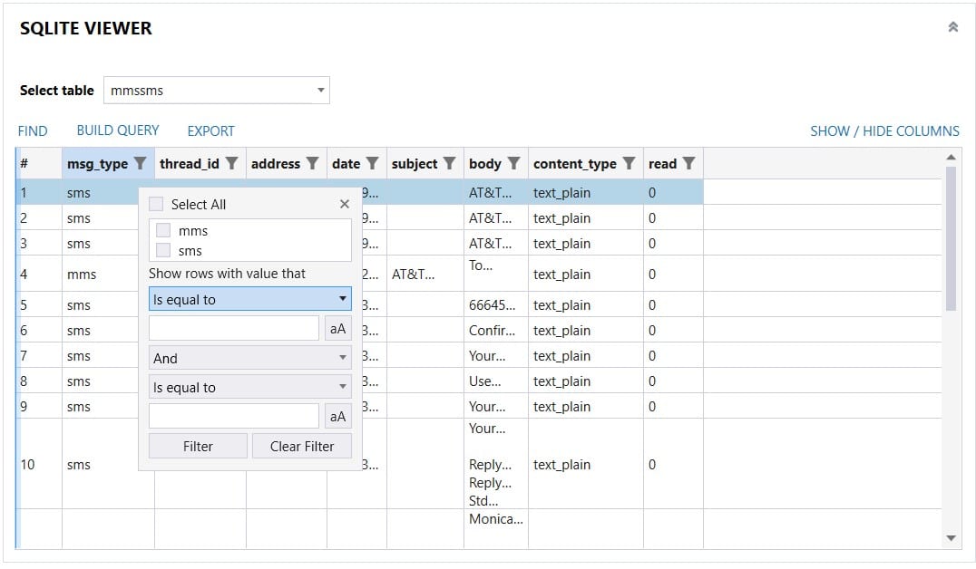 Enhanced SQLite Viewer Introduced in AXIOM 3.1 - Magnet Forensics