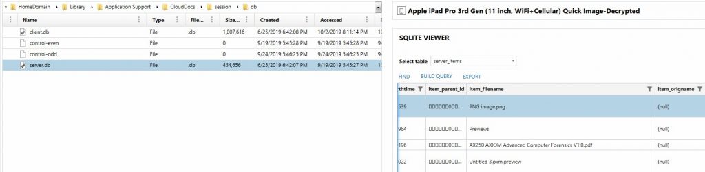 Information about the iCloud drive storage