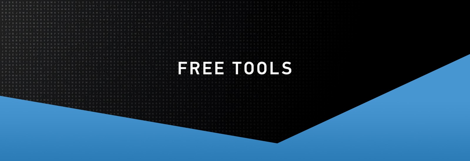 Free Tools Header