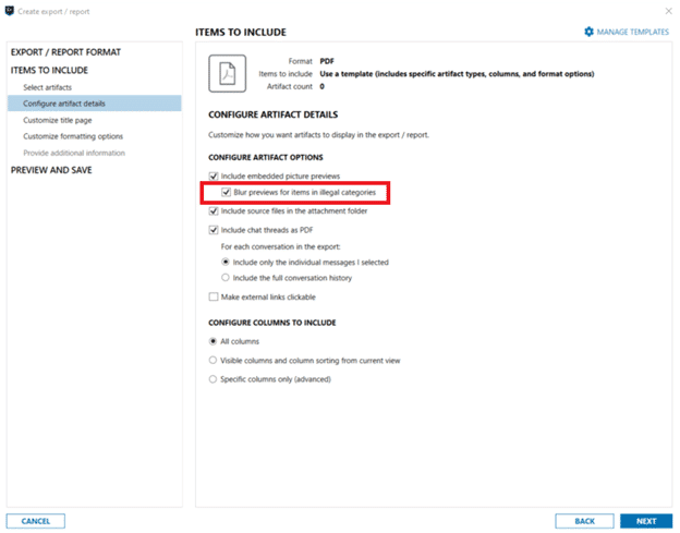 Block or Blur Illegal Categories Preview (PDF and Excel), Remove Illegal Images from Attachments