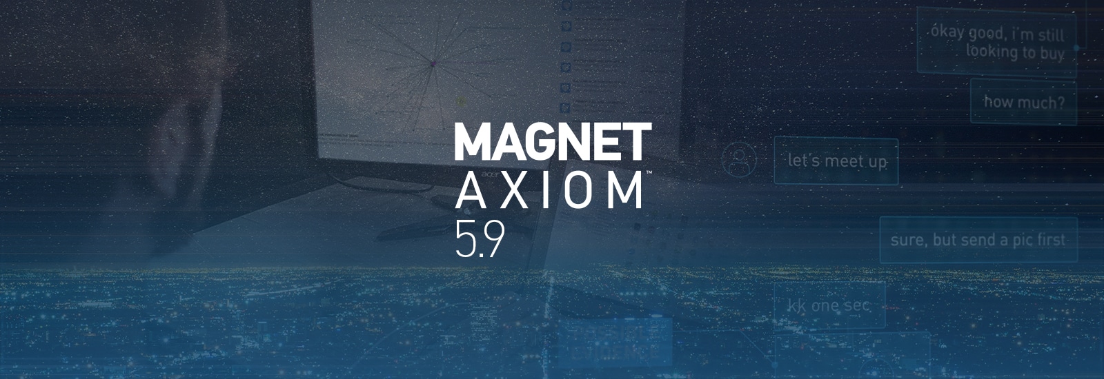 A decorative header for the Magnet AXIOM 5.9 release