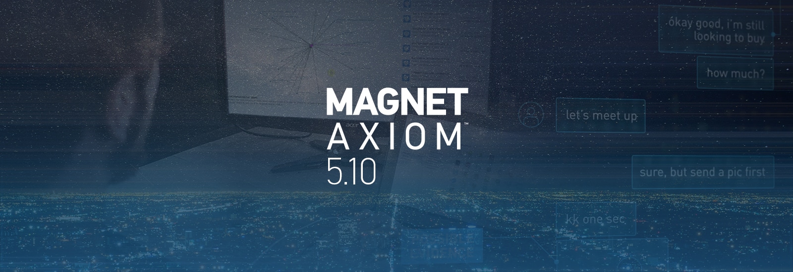 A decorative header for the Magnet AXIOM 5.10 release