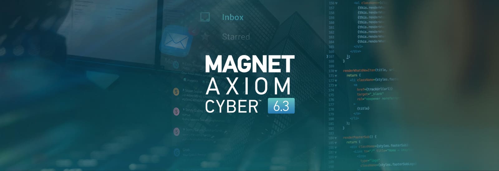 A decorative header for the Magnet AXIOM Cyber 6.3 release