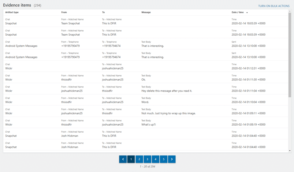 The Magnet REVIEW Multi-Artifact View