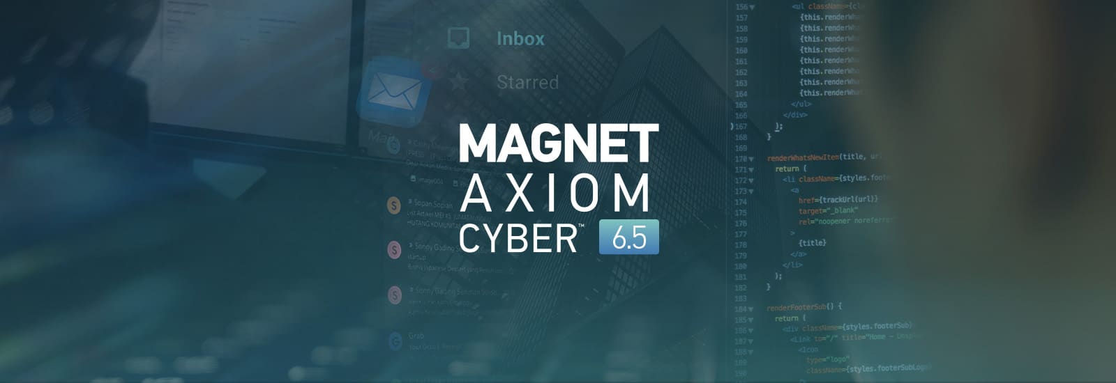 A decorative header for the Magnet AXIOM Cyber 6.5 release