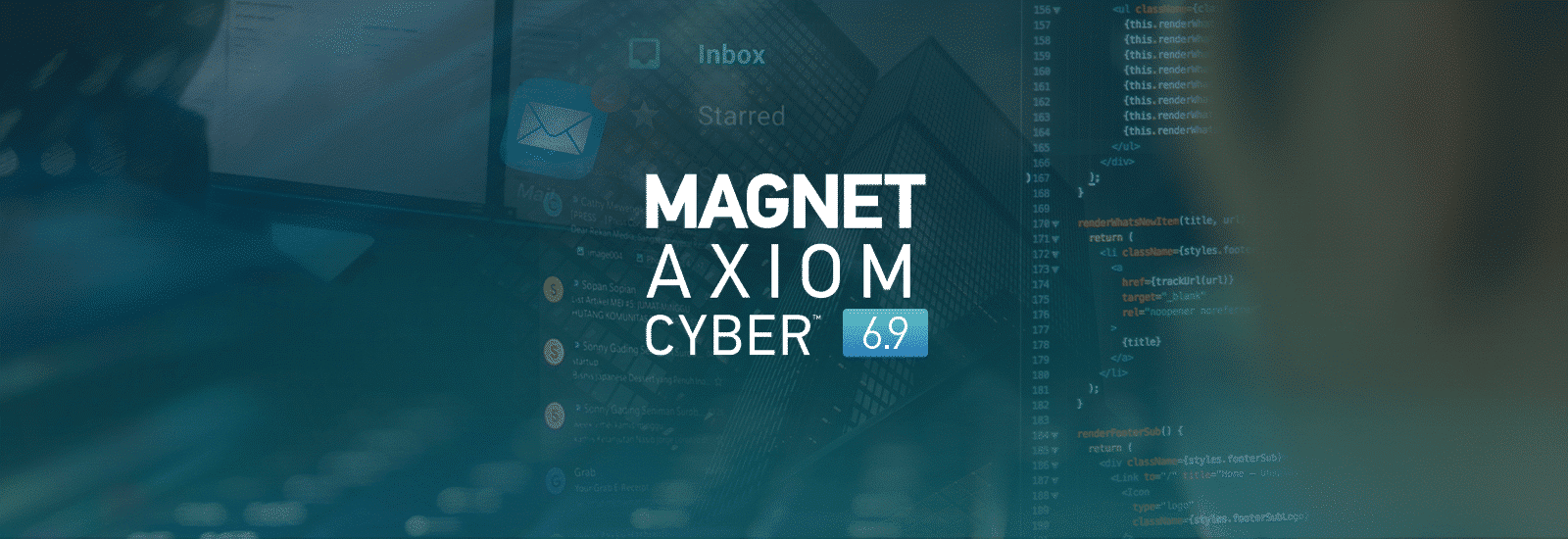A decorative header for the Magnet AXIOM Cyber 6.9 release