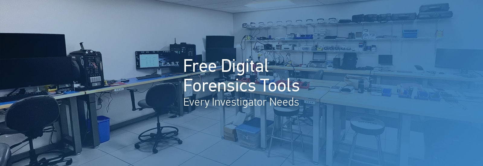 A decorative header for the Free Digital Forensics Tools post