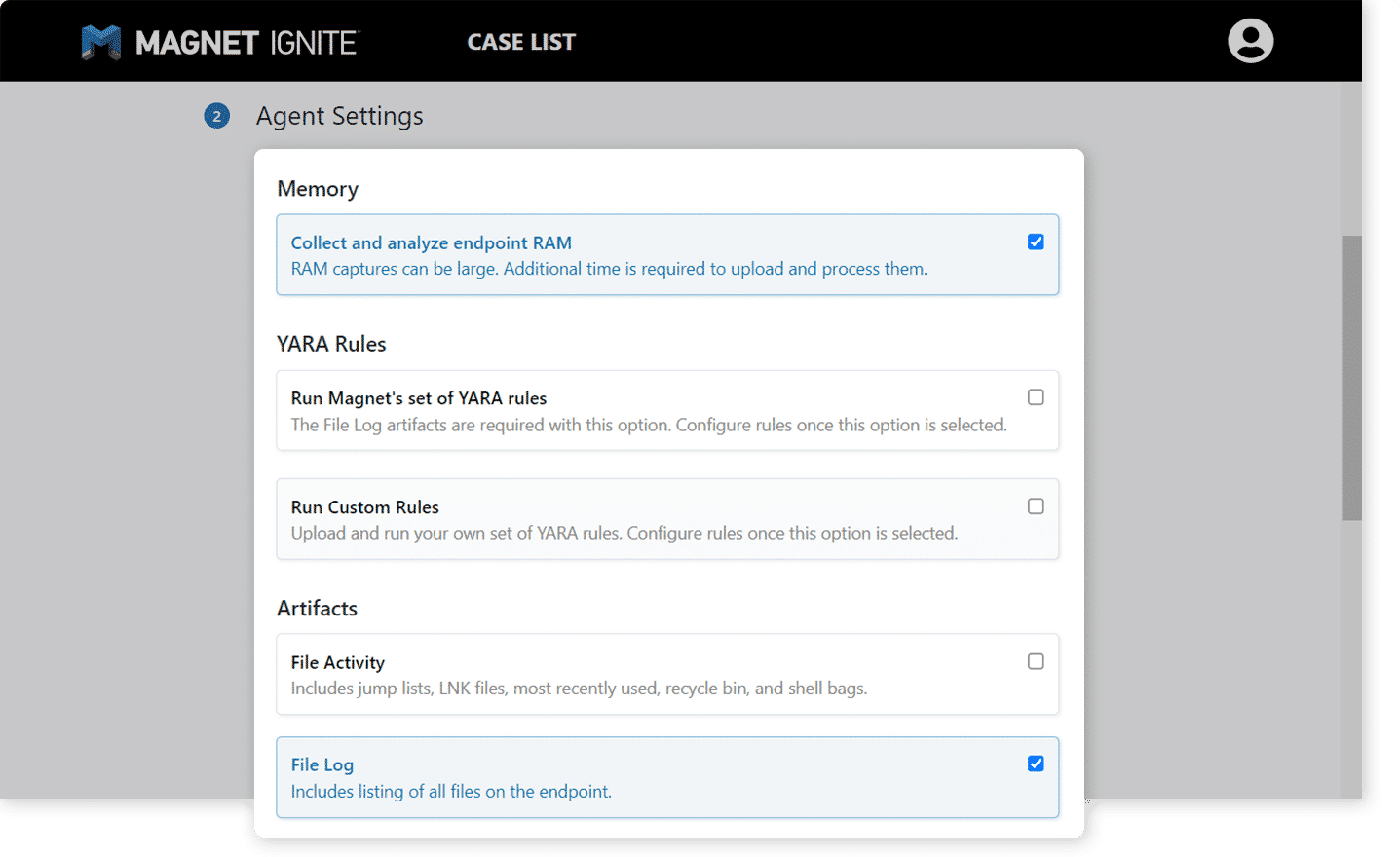 Magnet IGNITE product screen