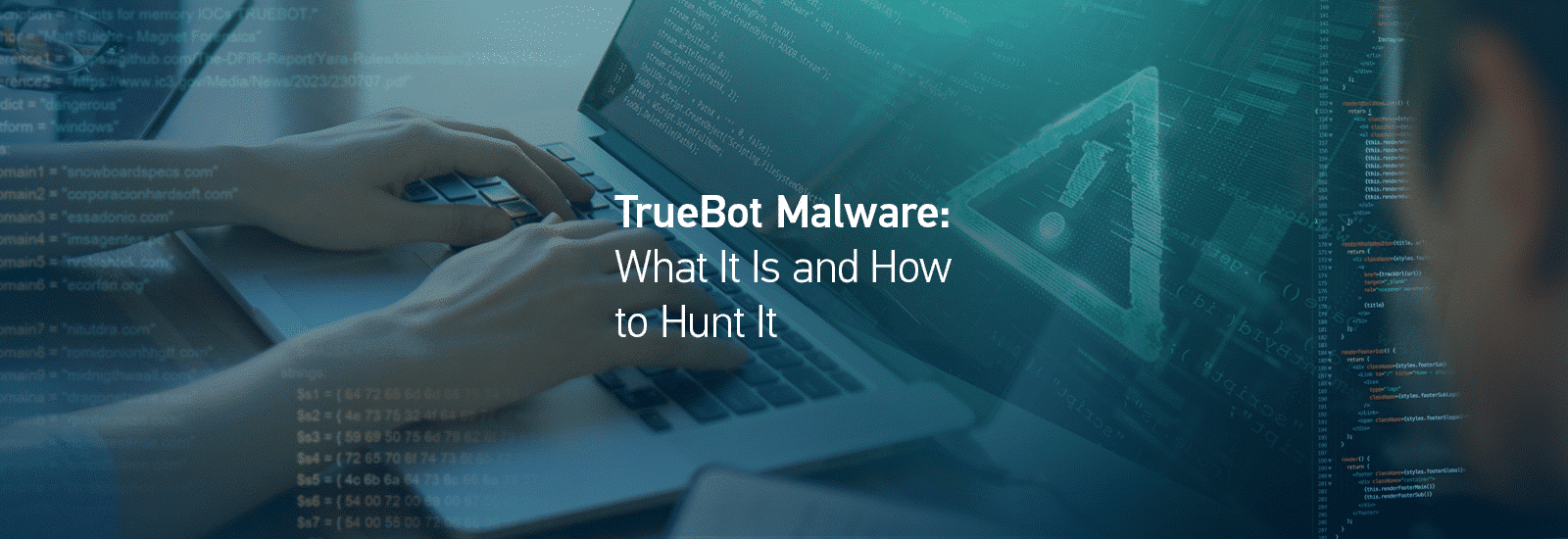 A decorative header for the TrueBot Malware post