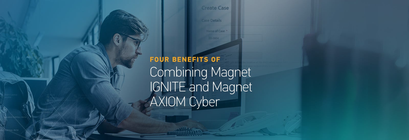 A decorative header for the Magnet IGNITE to AXIOM Cyber blog post