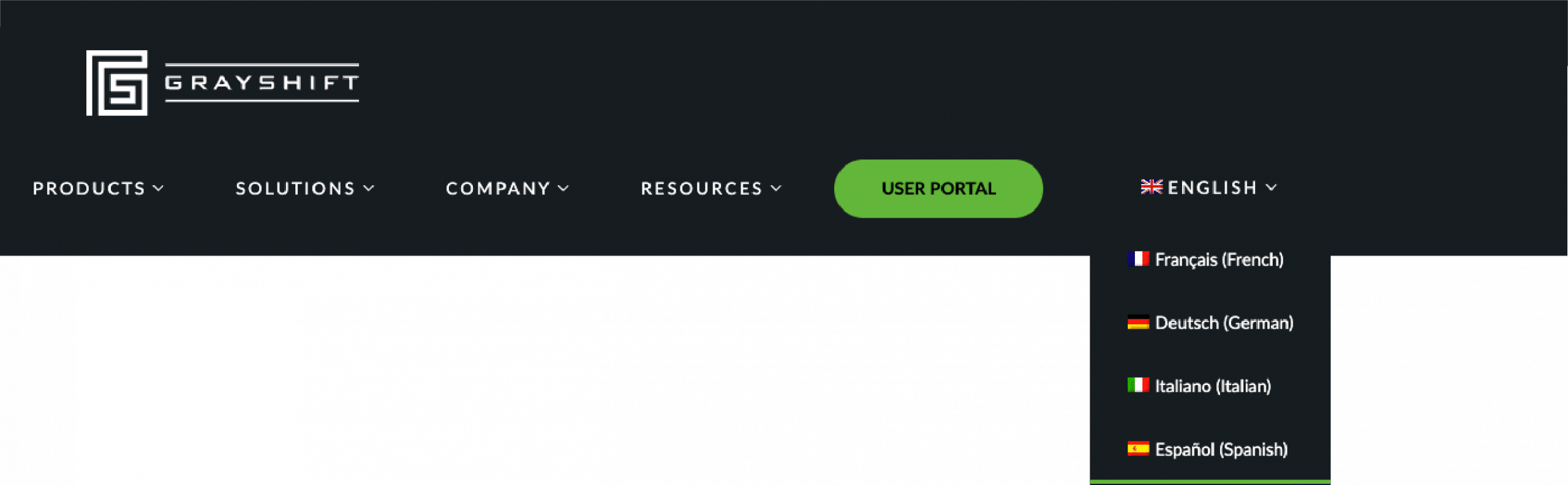 Grayshift.com is now available in more languages.