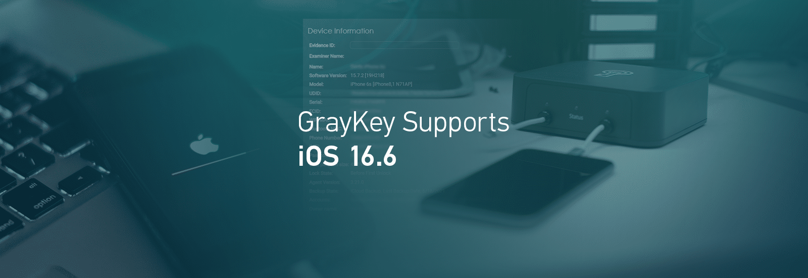 A decorative header for the iOS 16.6 Support Blog