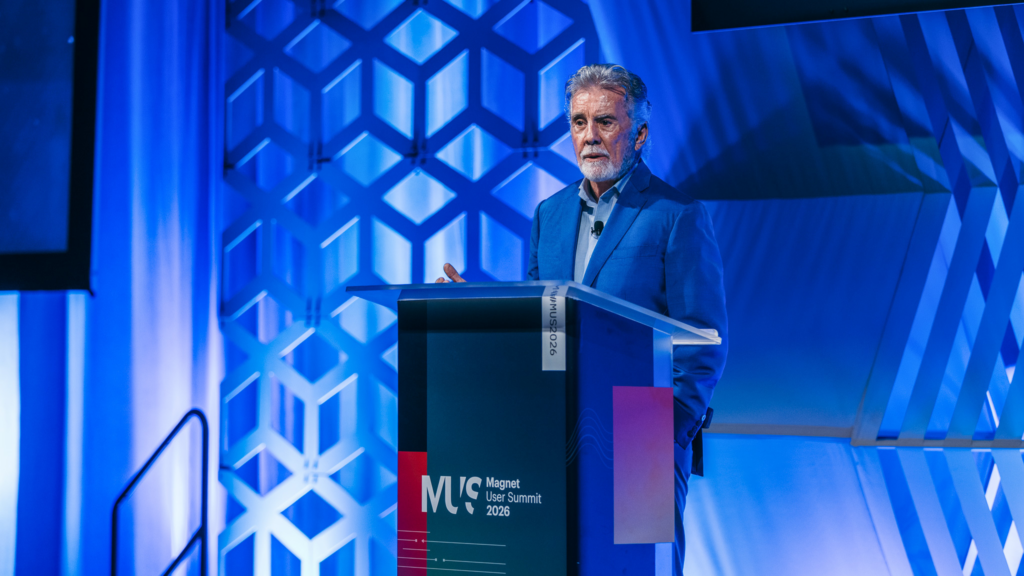 Image of John Walsh on the MUS stage.