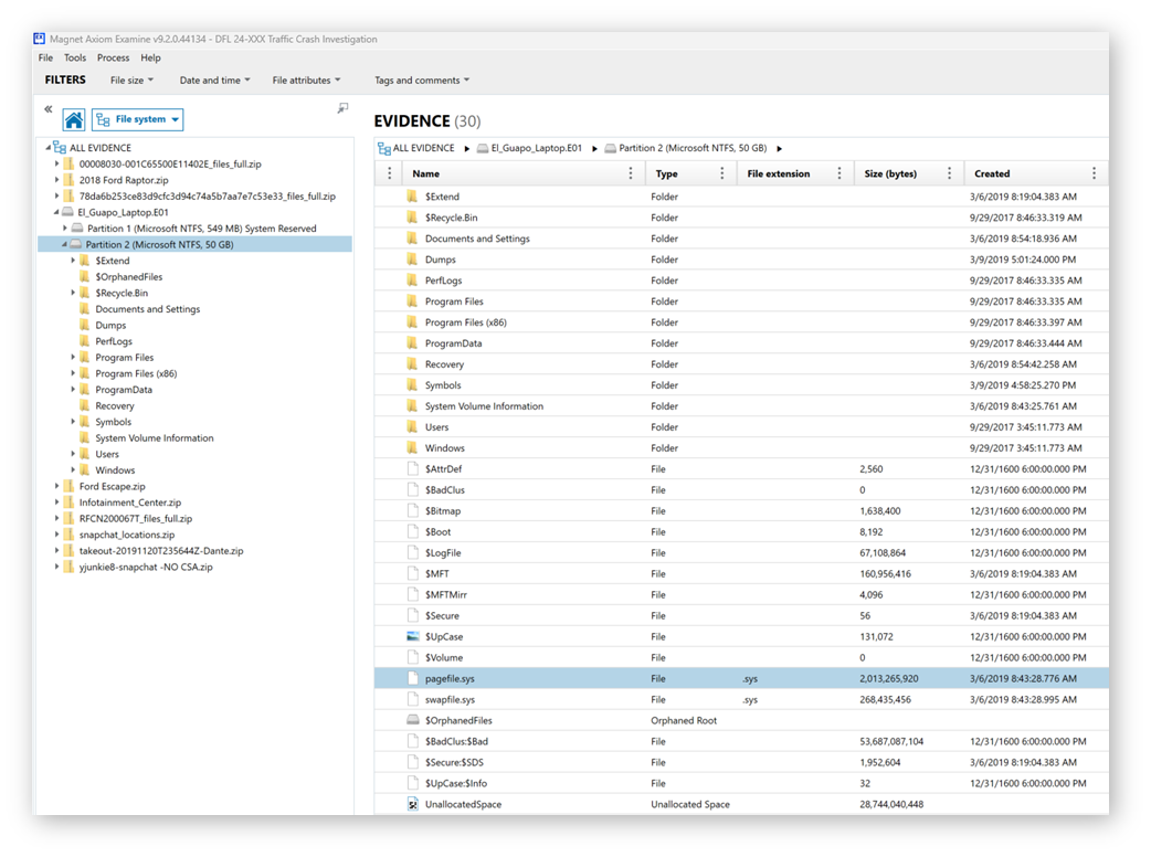 Windows Forensics Examples Windows forensics: Understanding and analyzing Pagefile.sys artifacts ...