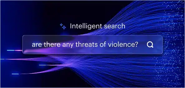 Intelligent Search interface preview